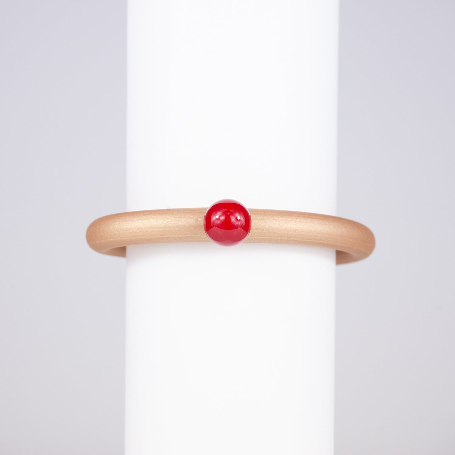 Bracciale BILICO - dorato / perla rossa