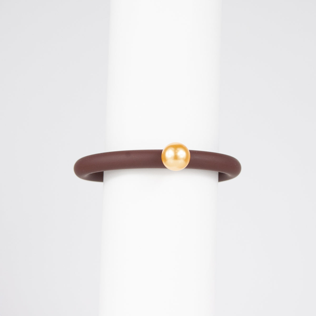 Bracciale BILICO - marrone / perla oro