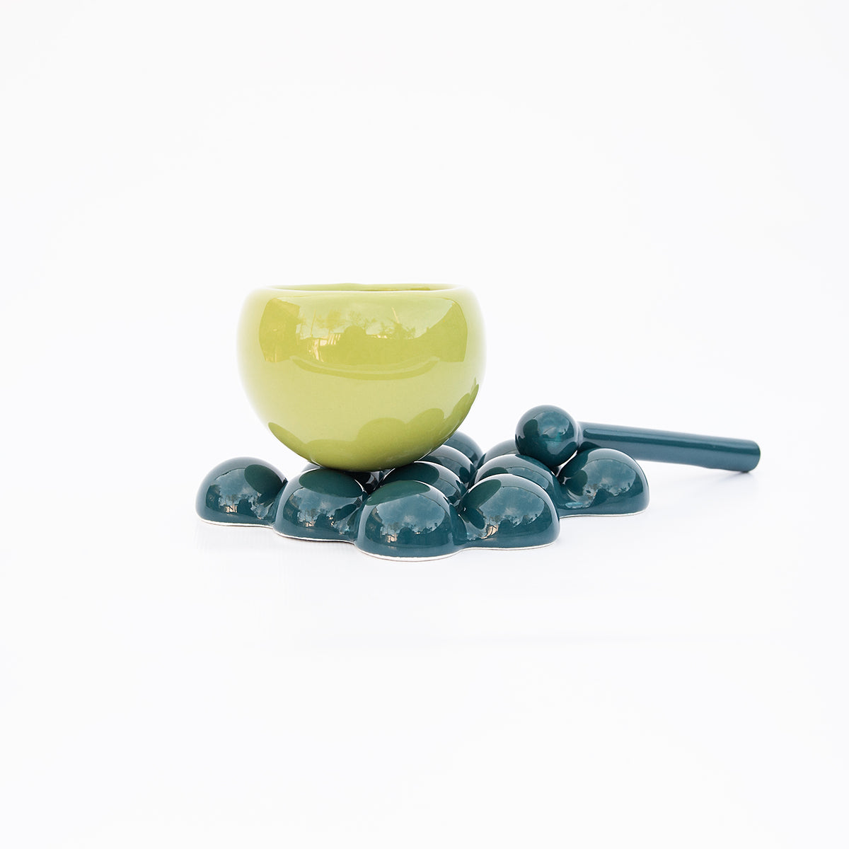 COFFEE BALL - bright green/teal