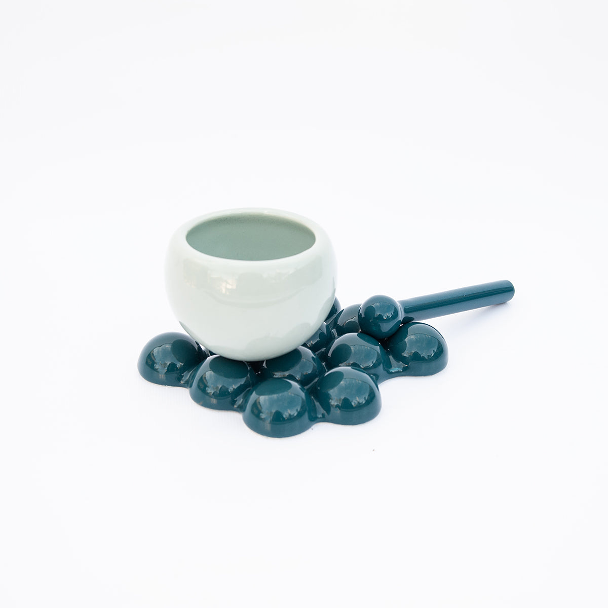 COFFEE BALL - sage/teal