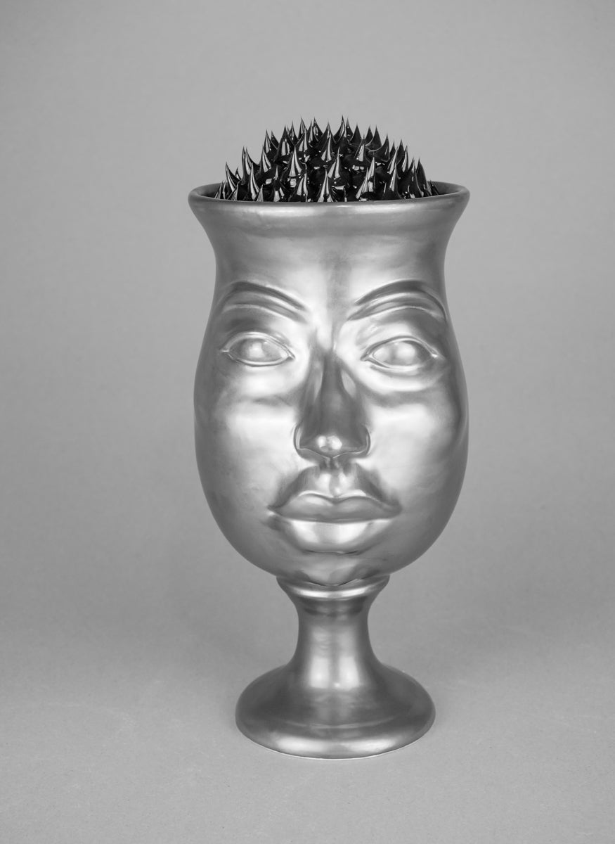 EVOLVED HEAD silver color