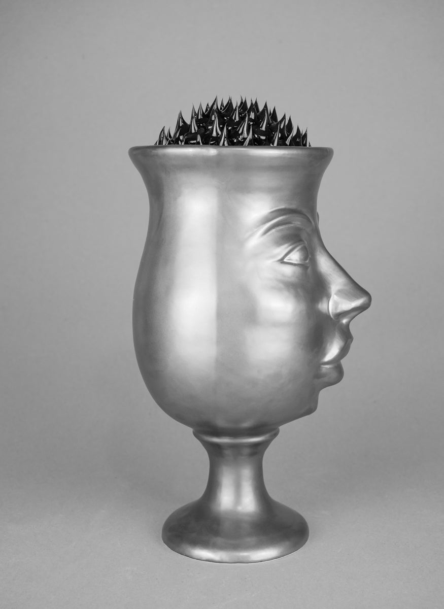 EVOLVED HEAD silver color