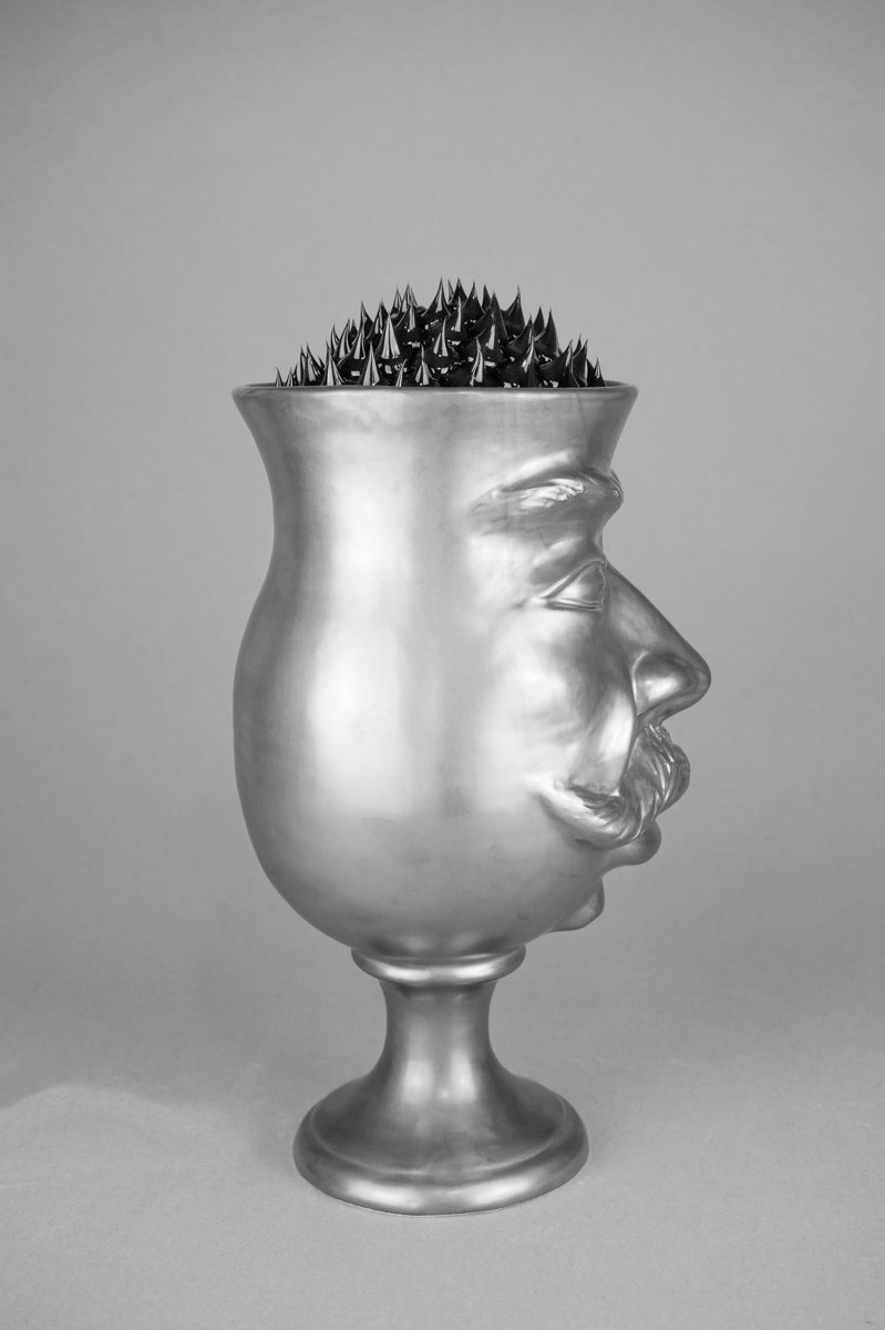 EVOLVED HEAD silver color