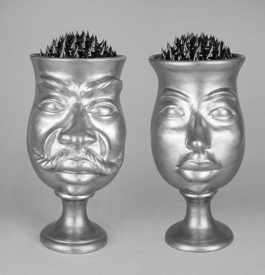 EVOLVED HEAD silver color