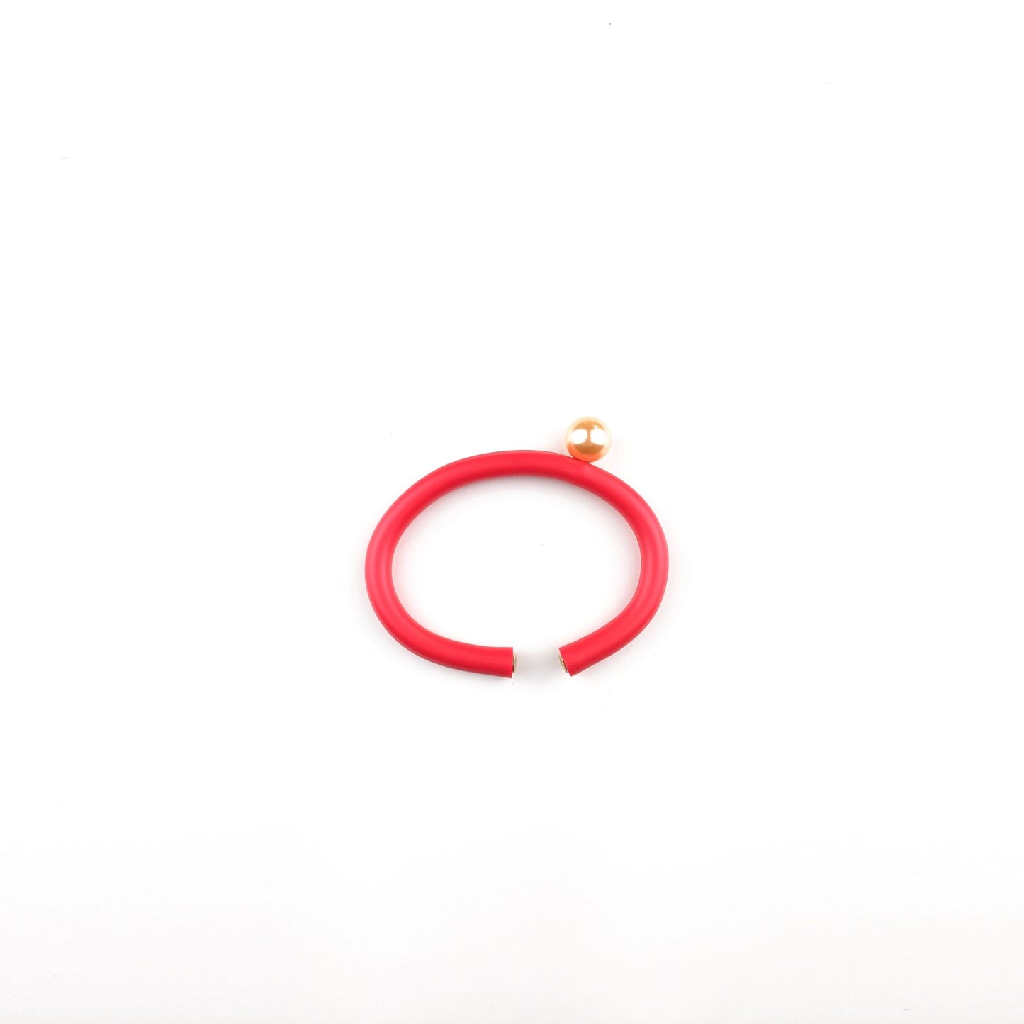 Bracciale BILICO - rosso aragosta / perla oro