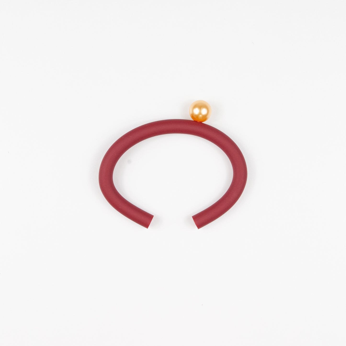 Bracciale BILICO - rosso / perla oro