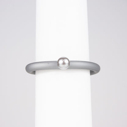 Bracciale BILICO - grigio / perla argento
