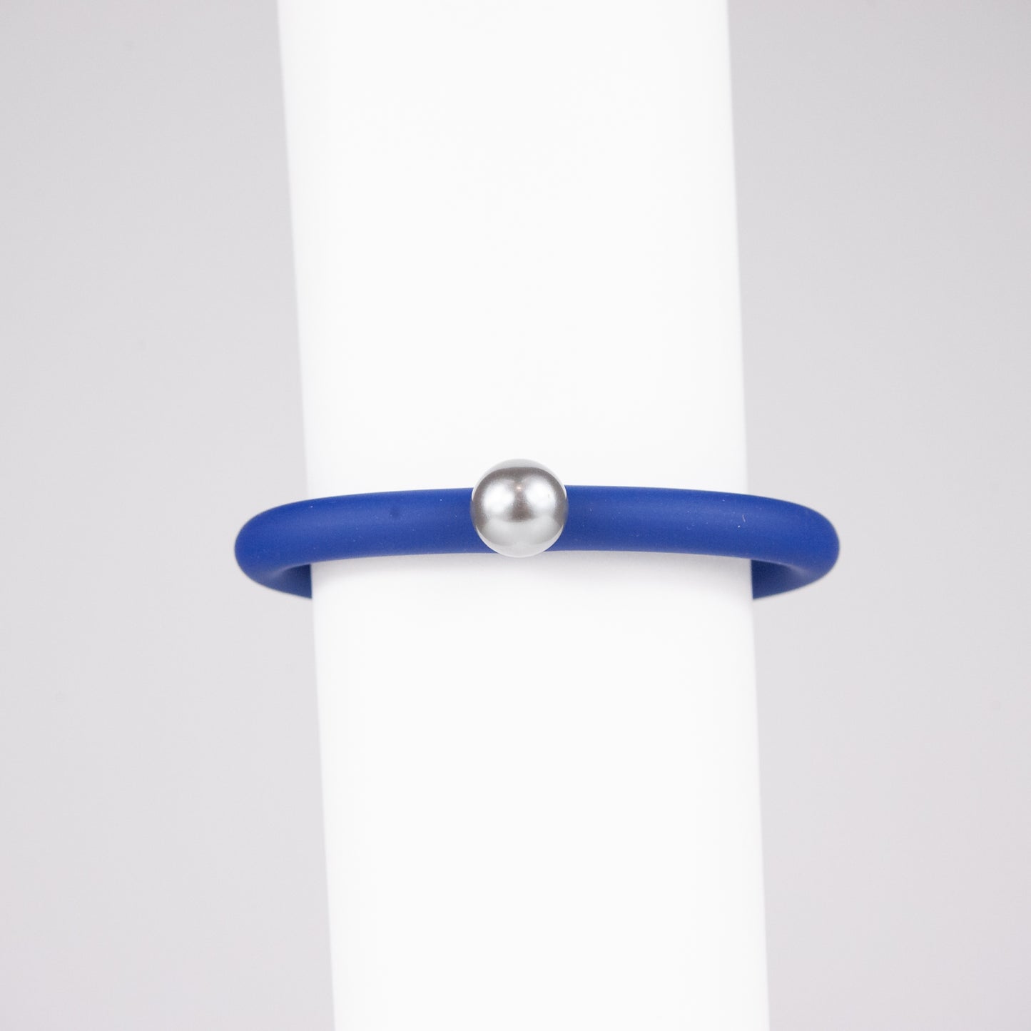 Bracciale BILICO - blu inchiostro / perla argento
