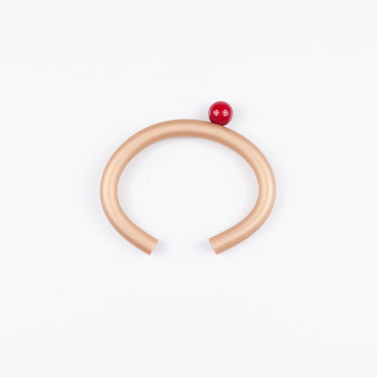 Bracciale BILICO - dorato / perla rossa