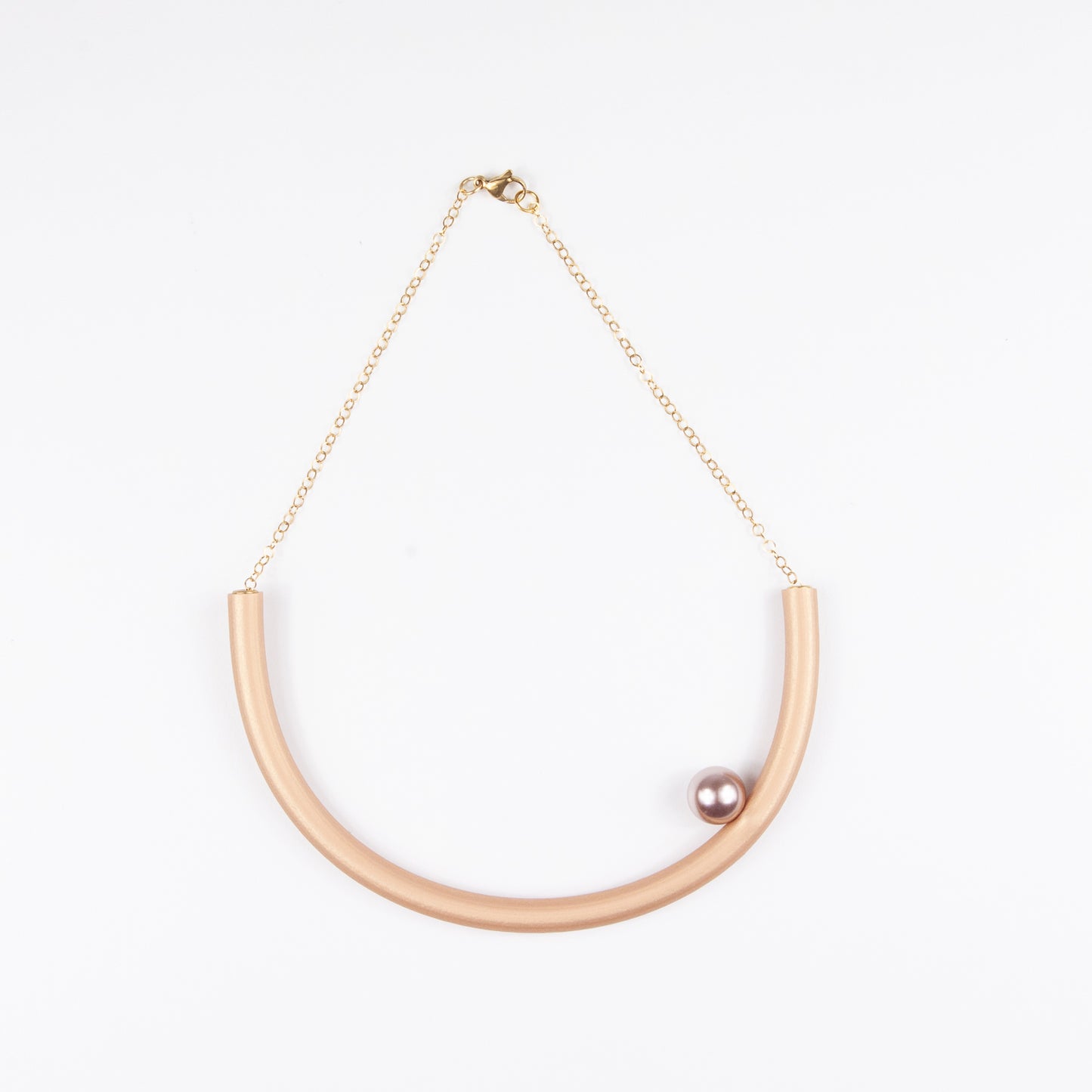 Girocollo BILICO - dorato / perla golden beige 