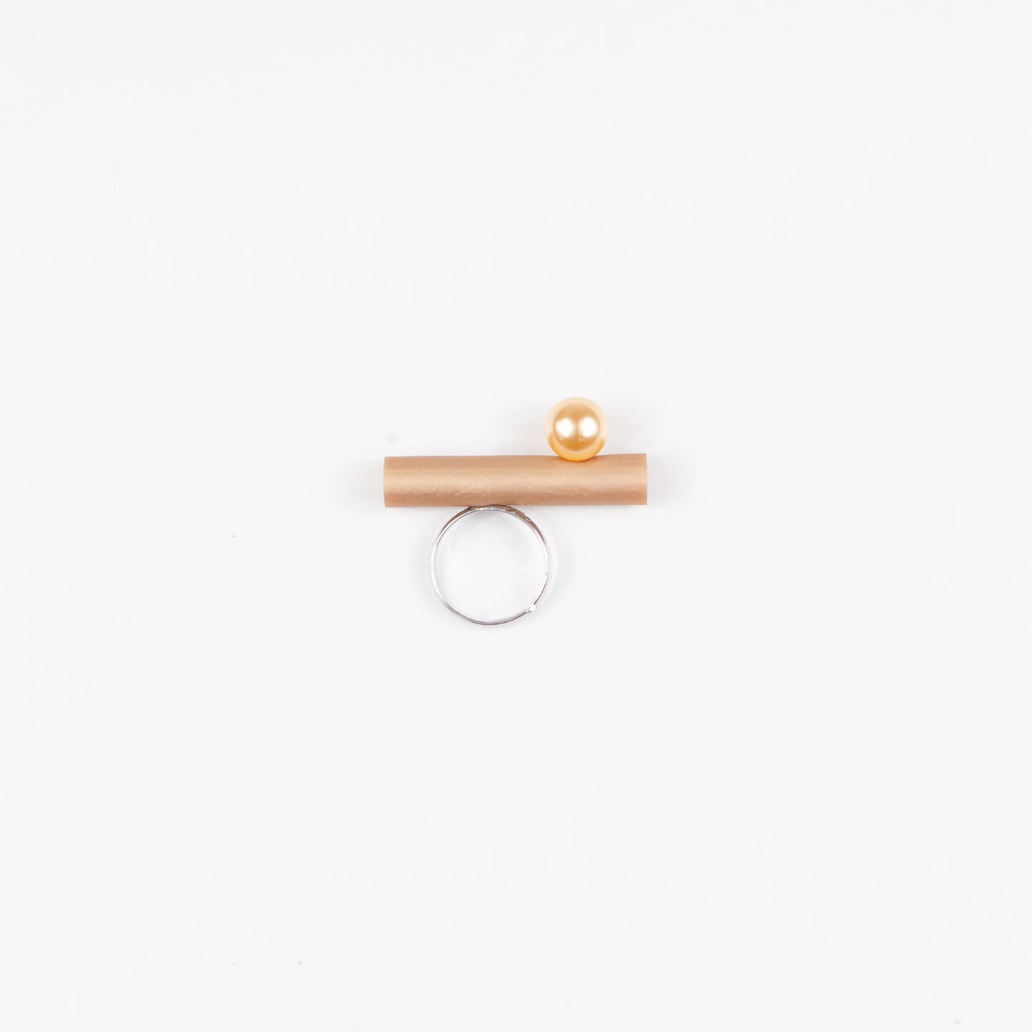 Anello BILICO - dorato / perla oro