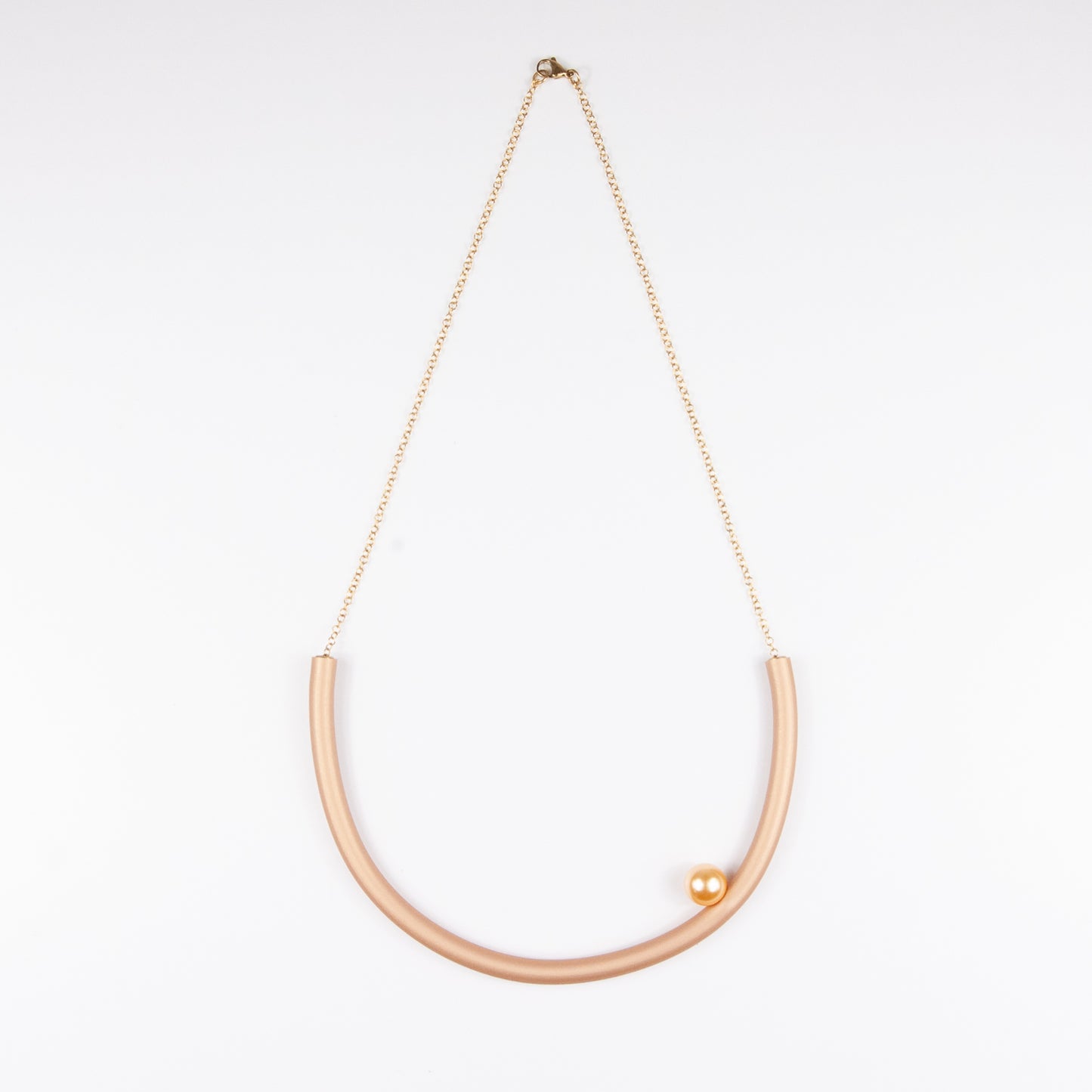 BILICO round necklace - gold / gold pearl