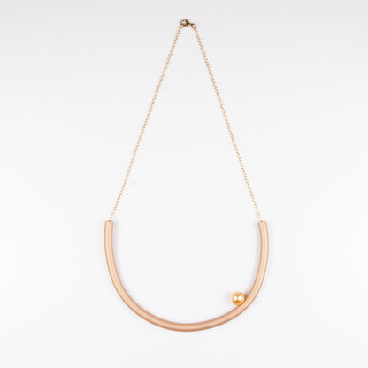 BILICO round necklace - gold / gold pearl
