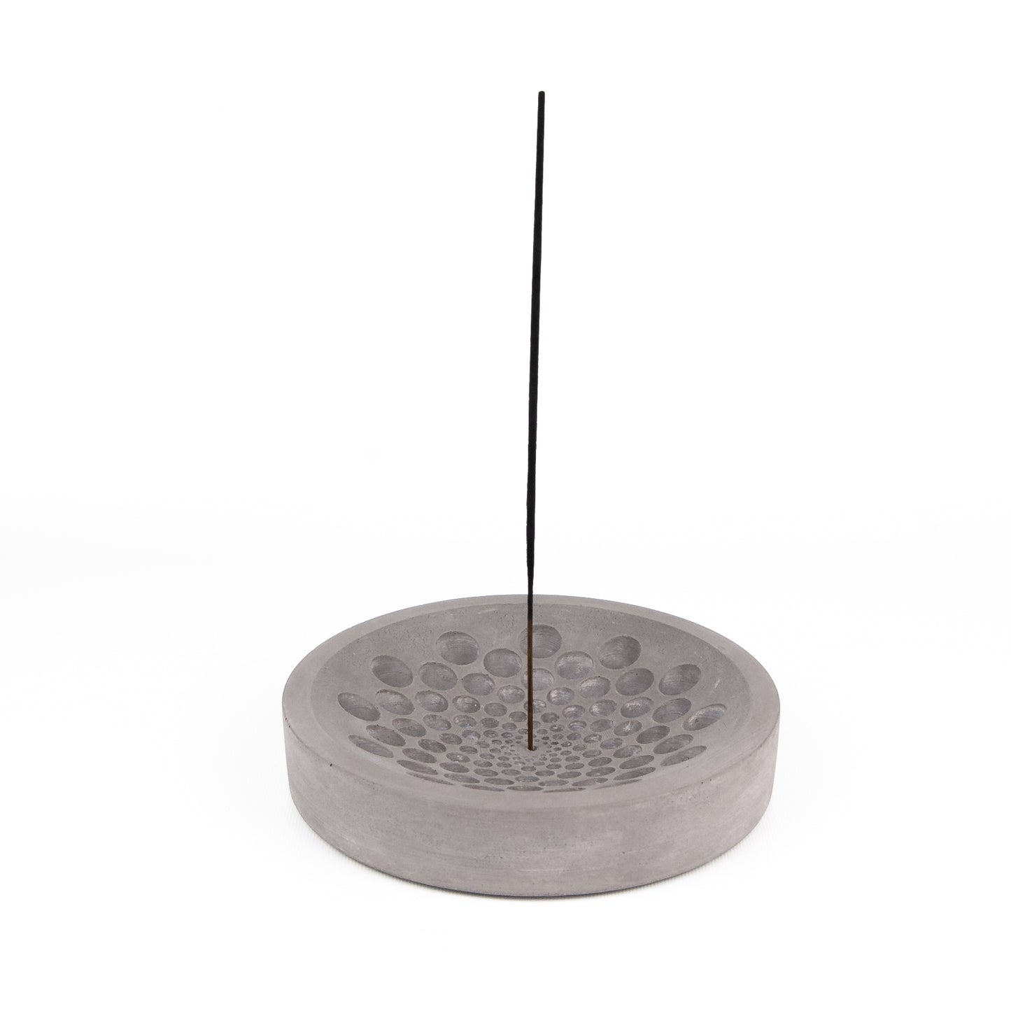 MANDALA 1 Taupe grey incense holder