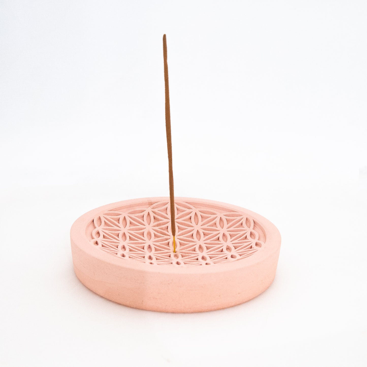 MANDALA 3 Nude Pink incense holder