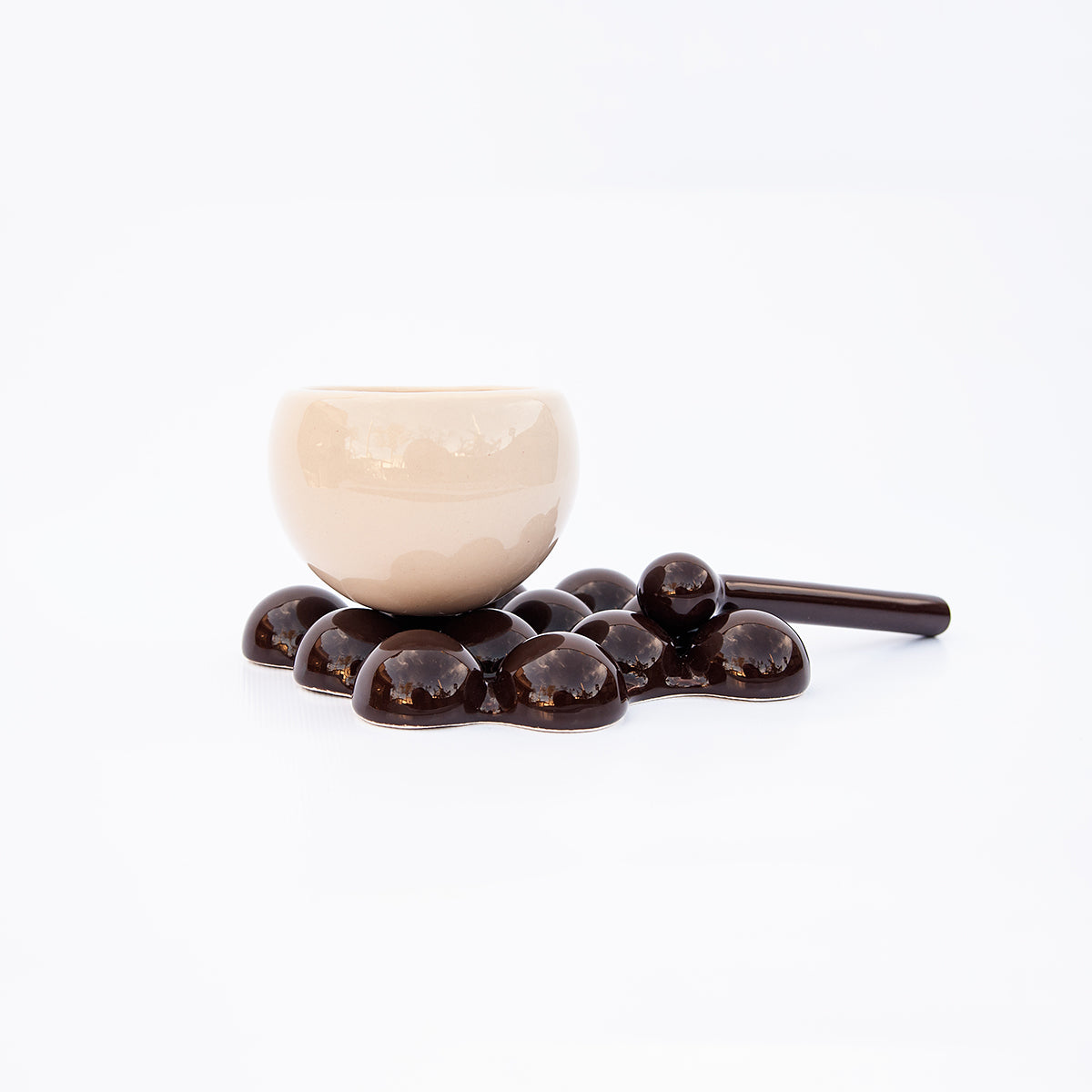 COFFEE BALL - beige/marrone