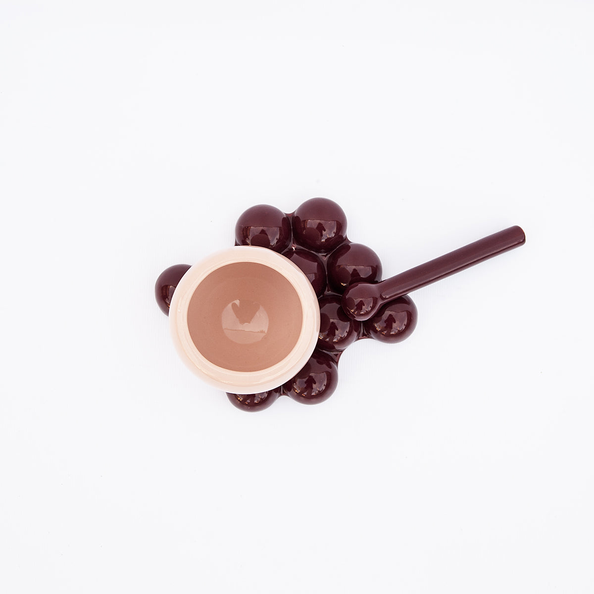 COFFEE BALL - nude/bordeaux