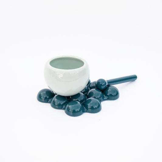 COFFEE BALL - sage/teal