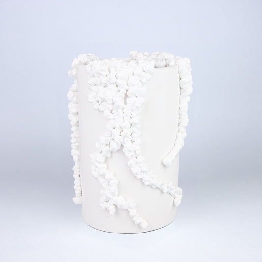 Cylindrical Vase 2 white