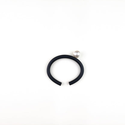 BILICO bracelet - black / light brown pearl
