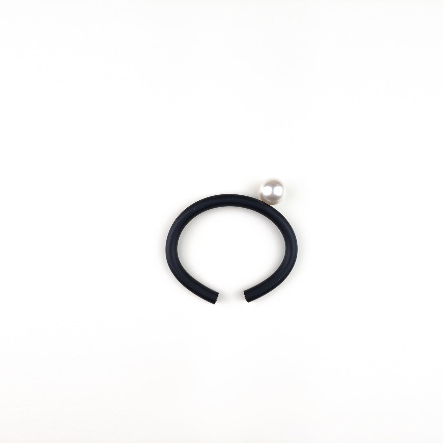 BILICO bracelet - black / silver pearl