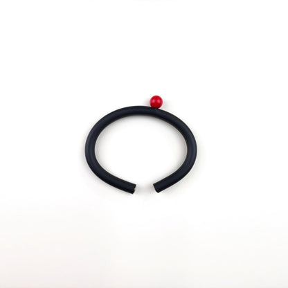 BILICO bracelet - black / red pearl