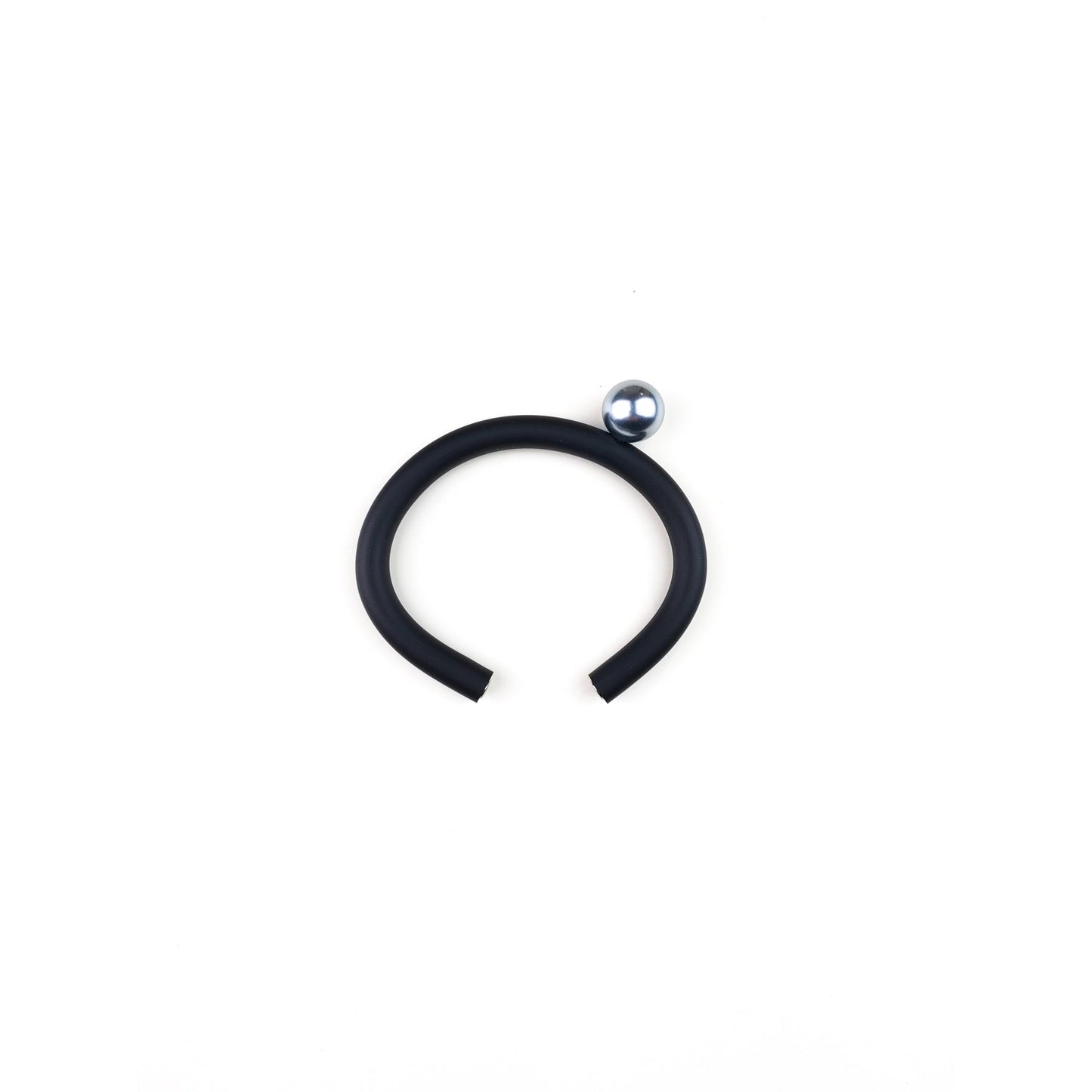 BILICO bracelet - black / silver pearl