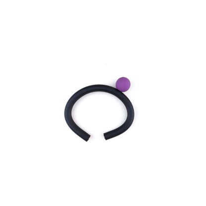 BILICO bracelet - black / violet pearl