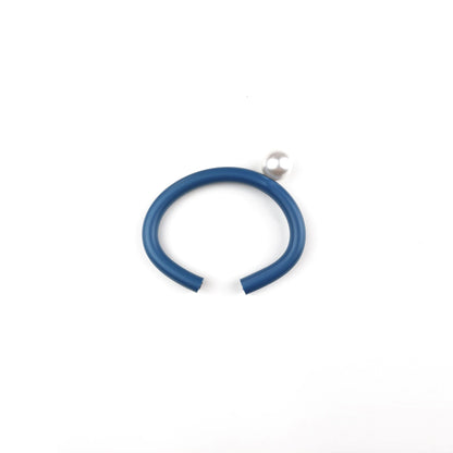 BILICO bracelet - blue avio / white pearl