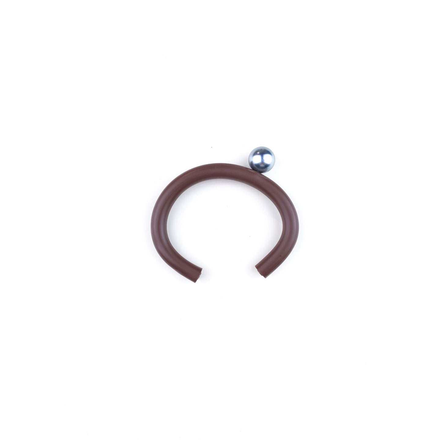 BILICO bracelet - brown / white pearl