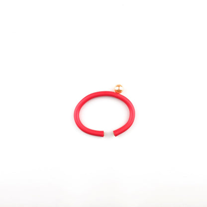 BILICO bracelet - orange red / gold pearl